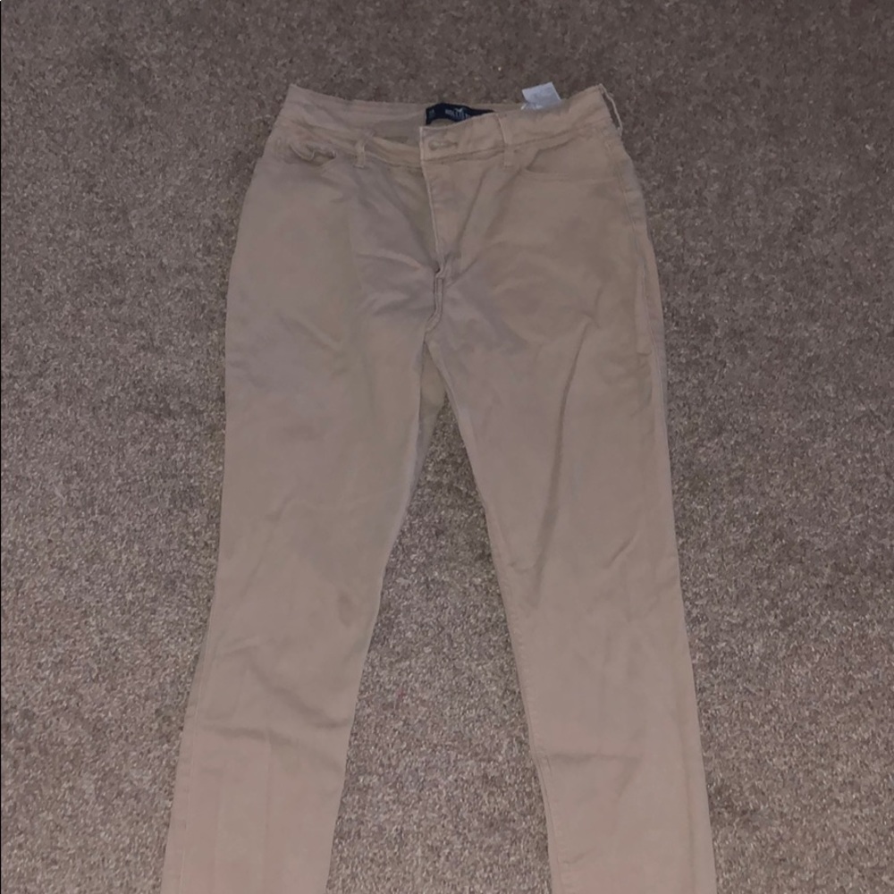 hollister super skinny khakis